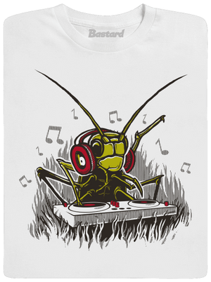 DJ tücsök férfi hosszú ujjú póló White