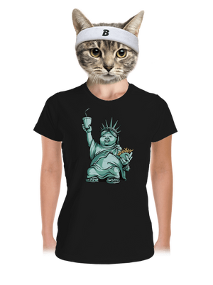 Amerikai bálvány női sportpóló Black