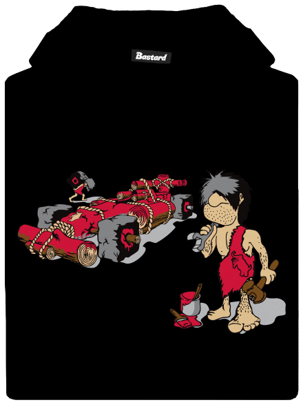 Képlet gyerek kenguruzsebes pulóver Black