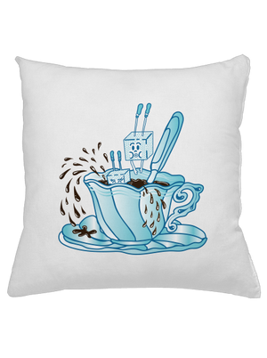 Cukorfüggő párna White