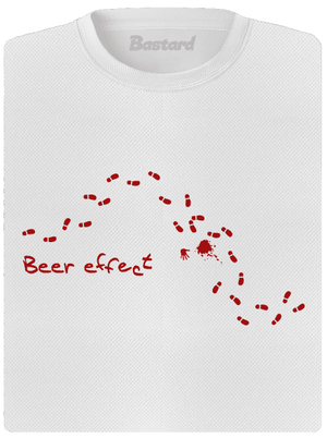 Beer effect női sportpóló White