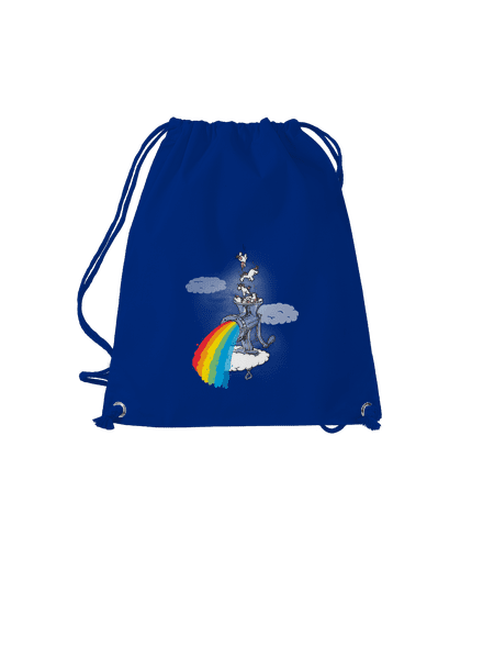 Hogyan készül a szivárvány hátizsák Royal Blue Mal