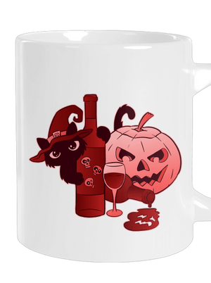 Hello wine nagy bögre White