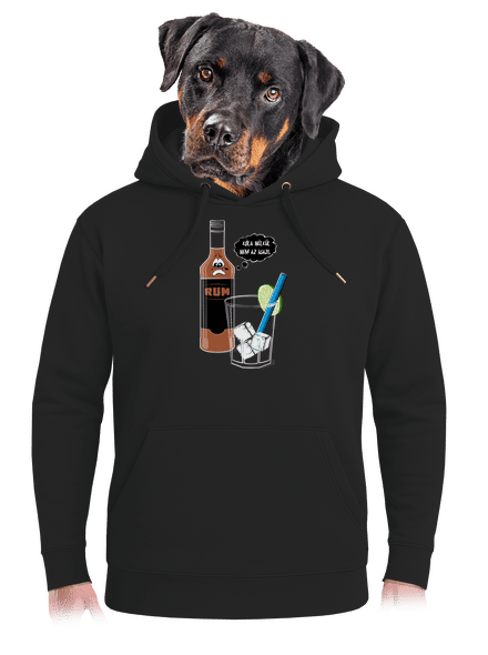  unisex prémium pulóver Dark Black