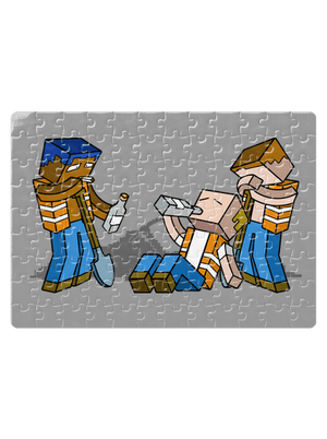 Real Minecraft kirakós White