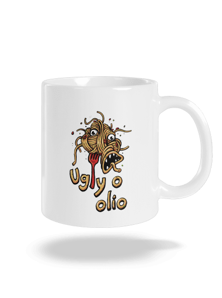Ugly o olio hagyományos bögre White