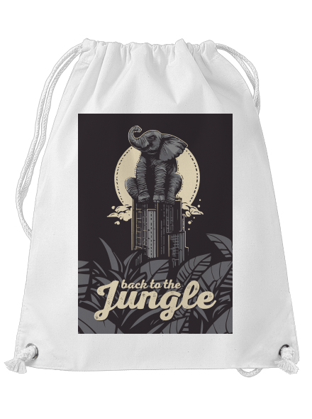 Back to the jungle hátizsák White