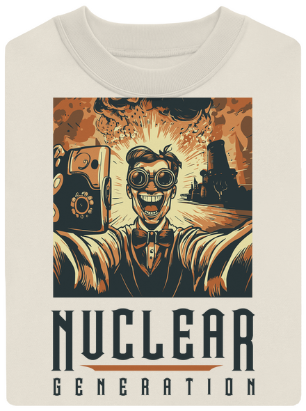Nuclear generation unisex crewneck Off White
