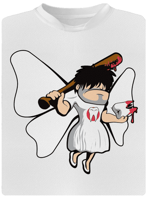 Fogtündér férfi sportpóló White