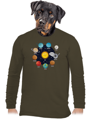 Mercury férfi hosszú ujjú póló Urban Khaki