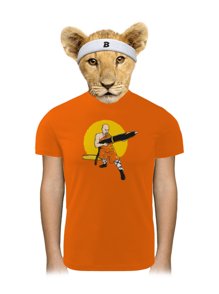 Kínai toll gyerek sport póló Neon Orange