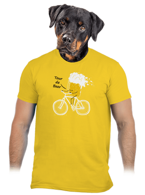 Tour de beer férfi póló Gold