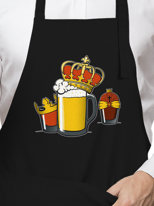 Három Királyok kötény Black