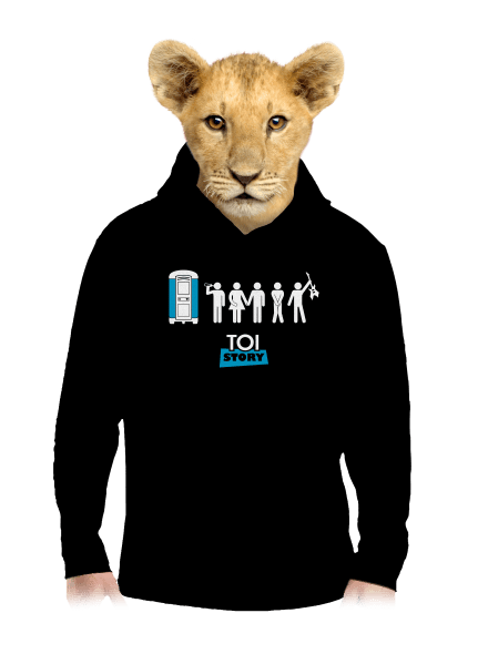 Toi Story gyerek kenguruzsebes pulóver Black