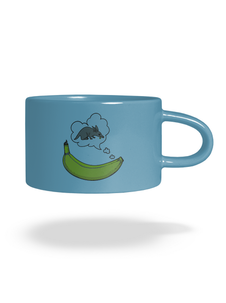 Nőstény harkályok macaron bögre Blue Macaron