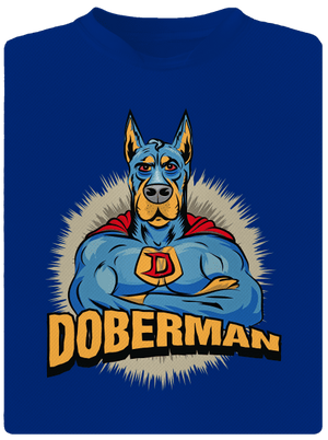 Doberman férfi sportpóló Royal Blue Mal