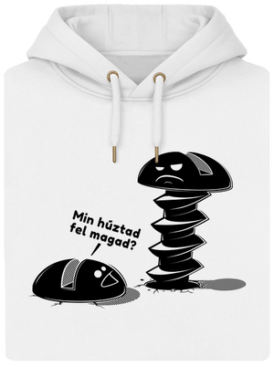 Felhúzva unisex prémium pulóver Snowwhite