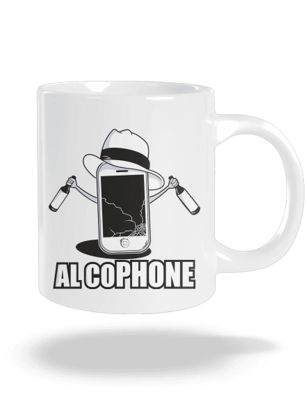 Al Cophone nagy bögre White