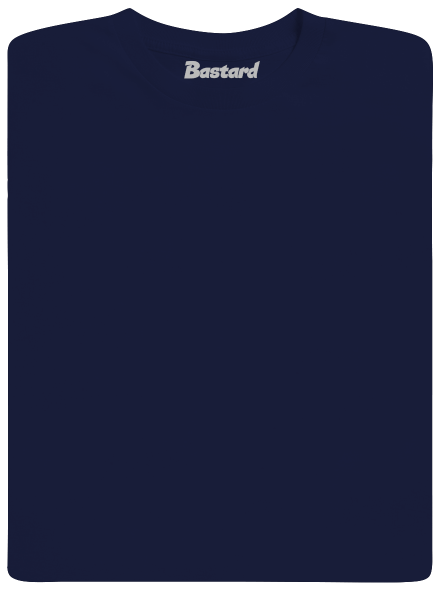 Nyomtatás nélkül férfi póló Navy