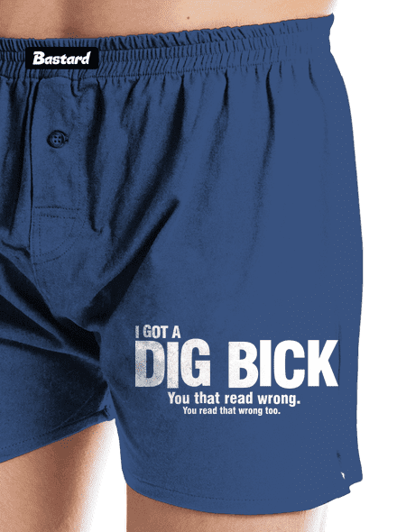 Dig bick férfi alsó nadrág Blue