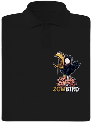 Zombird férfi pólóingek Black