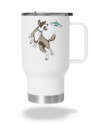 Repülő csészealj termosz bögre White