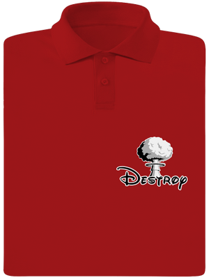 Destroy férfi pólóingek Red Mal