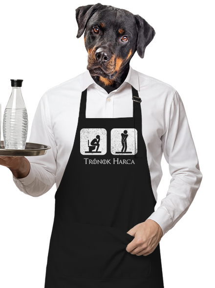Trónok Harca kötény Black