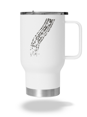 Átgázol termosz bögre White