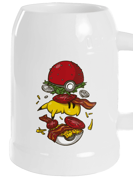 Pokémon burger söröskorsó White