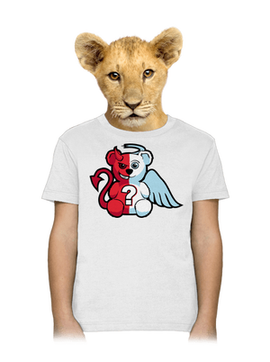 Angyal vagy ördög gyerek póló White