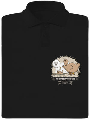 Strongest bird férfi pólóingek Black