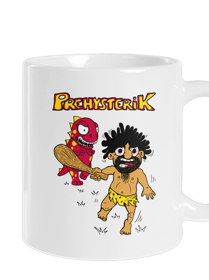 Prehysterik hagyományos bögre White