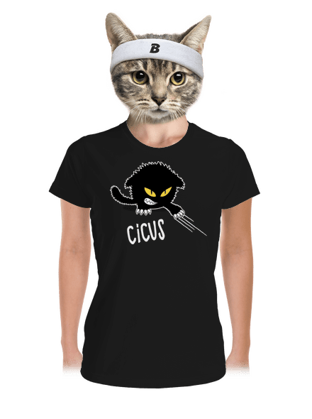 Cicus női sportpóló Black