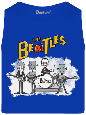 AI Beatles férfi trikó Royal Blue