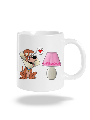 Szerelmes kutya hagyományos bögre White