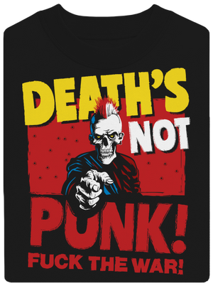Death's not punk unisex crewneck Black
