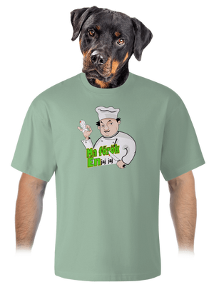 Ma főzök én unisex túlméretezett póló Sage