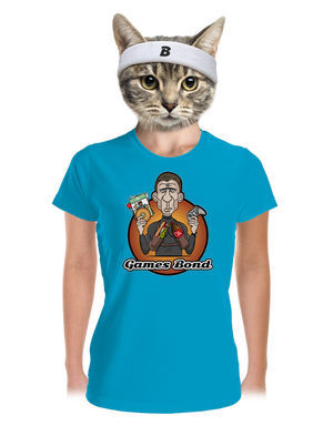 Games Bond női sportpóló Blue Atol