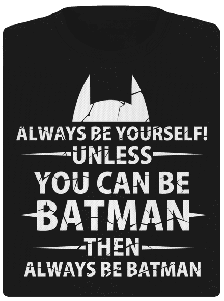 Batman női sportpóló Black