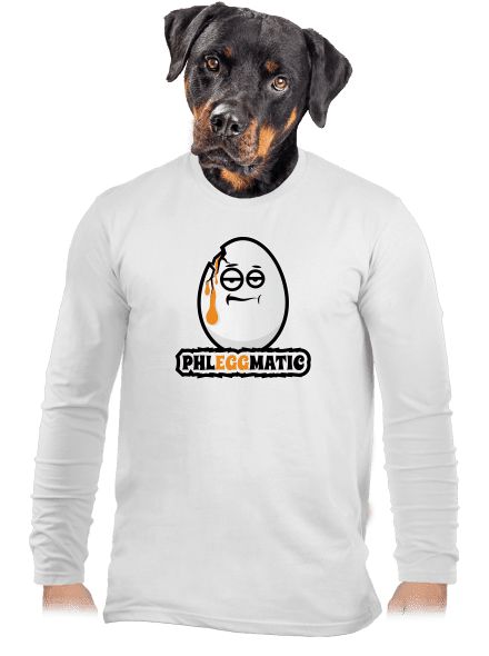 Phleggmatic férfi hosszú ujjú póló White