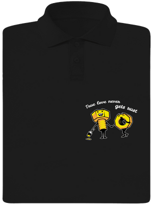 True love férfi pólóingek Black