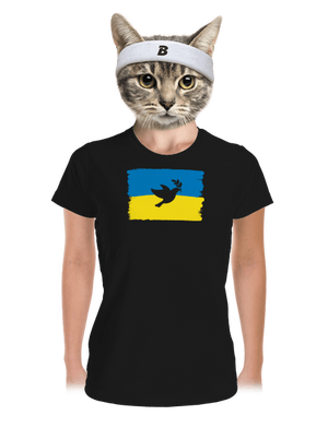  női sportpóló Black