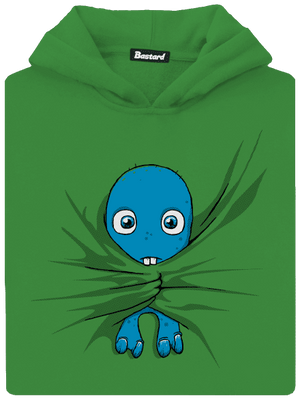 Szellem gyerek kenguruzsebes pulóver Kelly Green AWD