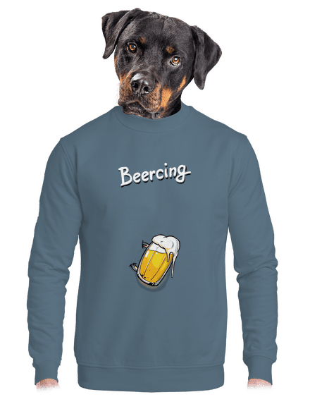 Beercing unisex crewneck Nordic Blue