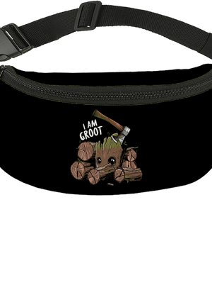 I Am Groot övtáska Black