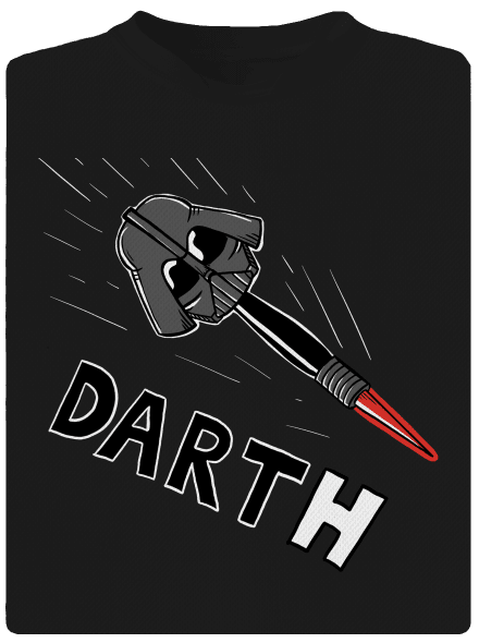 Dart(h) gyerek sport póló Black