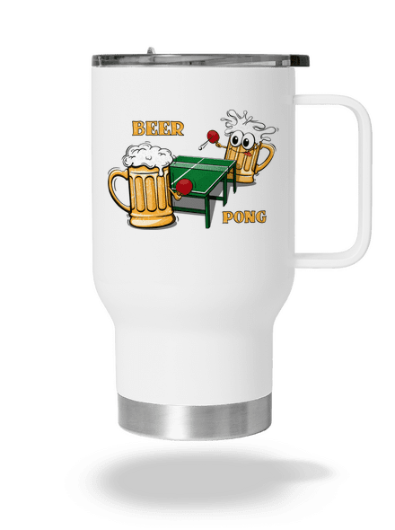 Beer pong termosz bögre White