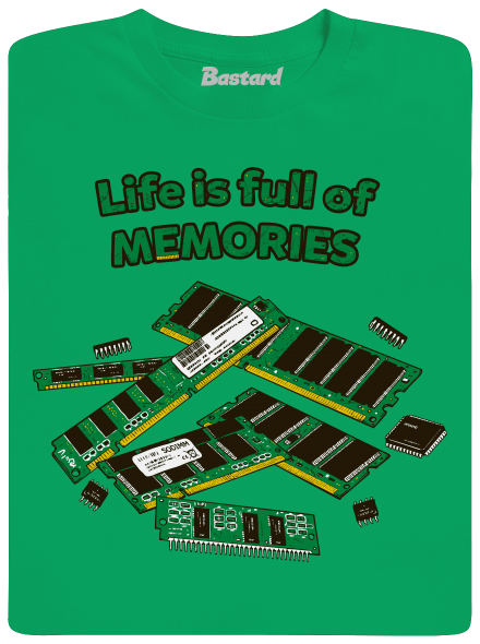 Memóriában tárolva gyerek póló Kelly Green