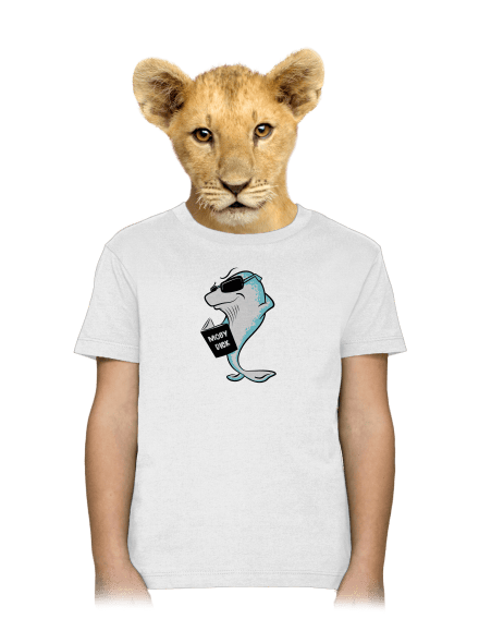 Moby Dick gyerek póló White